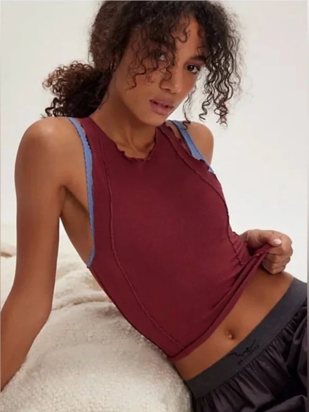 Free People Better This Way Tank. NWT. Cordovan